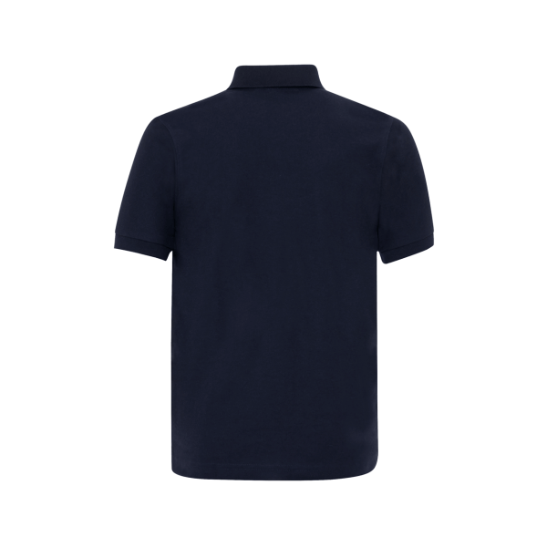 Navy Dry Fit Performance Short Sleeve Polo Shirt For Men